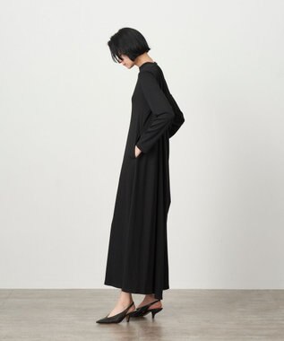 ATON SUVIN FRISE | フレアドレス BLACK