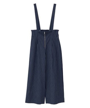 Green Parks 綿麻混２ＷＡＹ　サス付きＺＩＰパンツ Gray Mixture