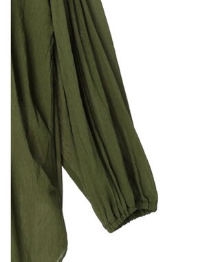 CRAFT STANDARD BOUTIQUE ウ゛ィンテージボイルソデシャーリングチュニック Khaki