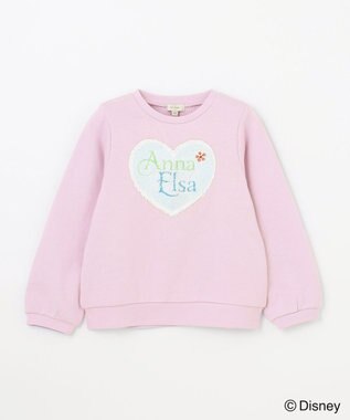 ANY KIDS 【Disney（ディズニー）】FROZEN / ミラクルスパンコール トレーナー ラベンダー<アナ&エルサ>