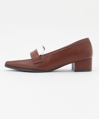 組曲 【22.5cm~24.5cm】バイカラーコンビローファー ダークブラウン系