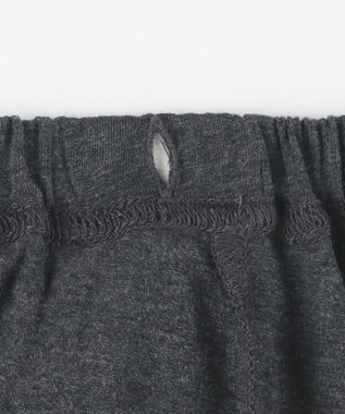 tsumori chisato SLEEP ツモリチサト ボトムス 5分丈 綿混(本体) 綿ベア天竺素材 ワイドシルエット レディース UOT156 /ワコール ブラック