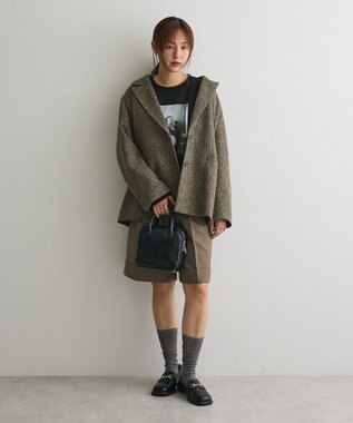 CRAFT STANDARD BOUTIQUE ツイードジャケット Dark Brown