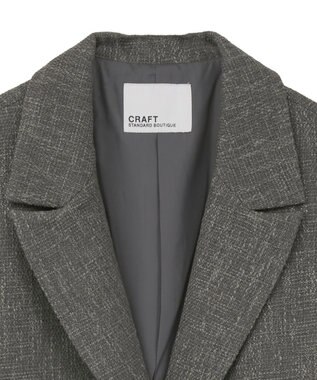 CRAFT STANDARD BOUTIQUE ツイードジャケット Dark Brown
