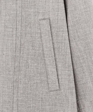 JOSEPH ABBOUD 【清涼/ドライタッチ/ストレッチ】スラブストレッチ ブルゾン ライトグレー系