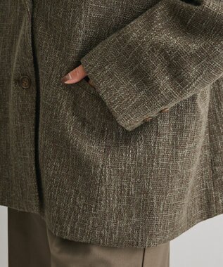 CRAFT STANDARD BOUTIQUE ツイードジャケット Dark Brown