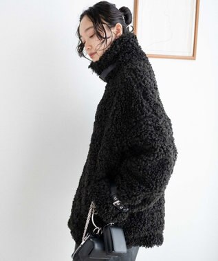 WEGO ボアフライトジャケット ブラック