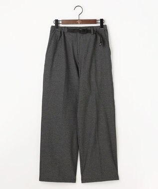 JOSEPH ABBOUD MOUNTAIN 【ストレッチ/5ポケット/ECO撥水/ソフト】ハイパワーシャンブレーピケストレッチ パンツ グレー系