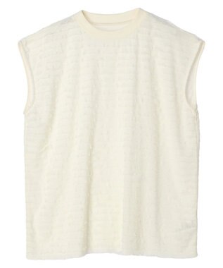 Green Parks フリルカットプルオーバー Off White