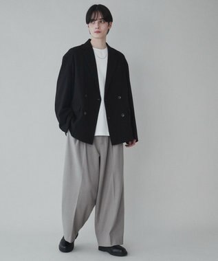 WEGO TRルーズテーラードジャケット ブラック
