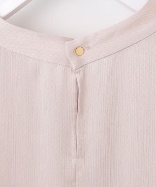 ANY SIS 【洗える】メタルパーツボウタイ ブラウス スモーキーピンク