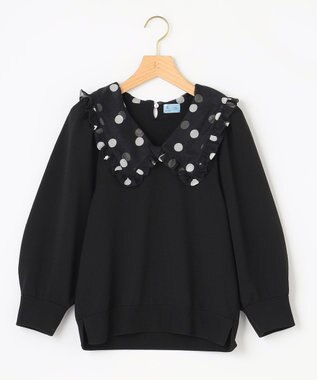 組曲 【組曲×setsuko sagittaire】襟付きプルオーバー ニット