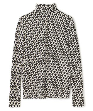 BEIGE， 【洗える】MODESTO / ジャージーストレッチタートルトップス Monotone