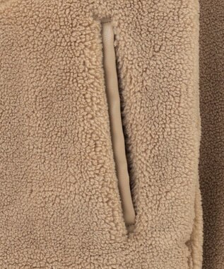 ANY SIS 【2WAY】リバーシブルショートボア アウター ベージュ