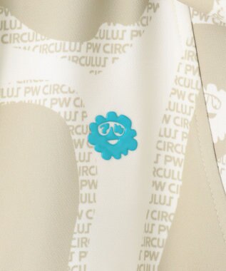 PW CIRCULUS 【WOMEN】プリント ウエスト2WAY アノラック ゴルフウェア レディース ベージュ系5