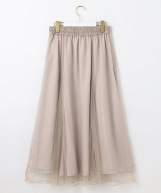 ANY SIS 【洗える】ラッセルチュールマチ スカート アイボリー