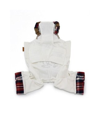 PET PARADISE スヌーピー オーバーオール 【小型犬】 ベージュ