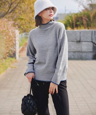 Tiaclasse キルティング巾着ショルダーバッグ ブラック