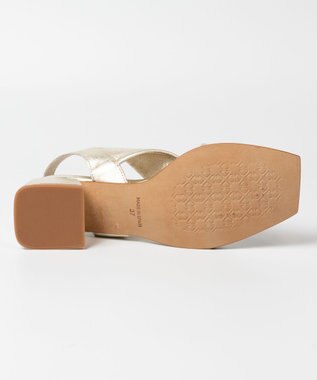 BONTRE 【BONTRE/ボントレ】ツイストヒールサンダル ゴールド