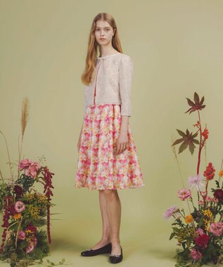 TOCCA TRANSPARENT LACE BOLERO ボレロ ベージュ系