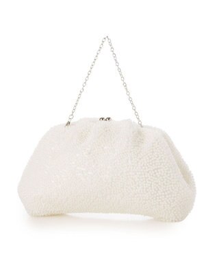 UNBILLION カシュカシュ cachecache / パール調ビーズ口金バッグ