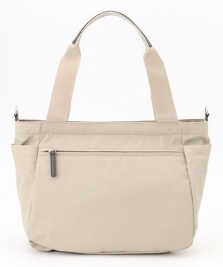 Y'SACCS ダブルタブ　トラベル2WAYトートバッグ ライトベージュ