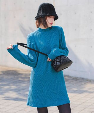 Tiaclasse キルティング巾着ショルダーバッグ ブラック