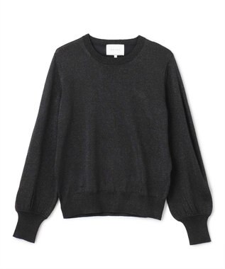 BEIGE， 【S-size】JUSSIEU / ラメ プルオーバーニット Black