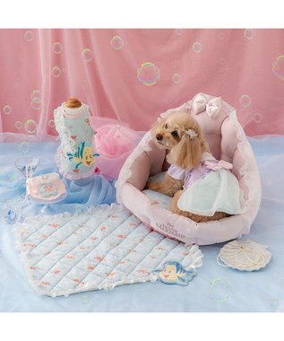 PET PARADISE ディズニー リトルマーメイド アリエル シェル カドラー ピンク