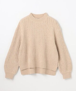 ANY レーシーモールニット ライトベージュ