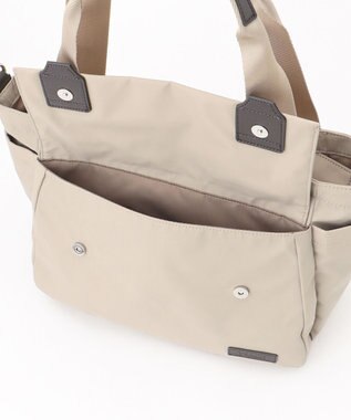 Y'SACCS ダブルタブ　トラベル2WAYトートバッグ ライトベージュ