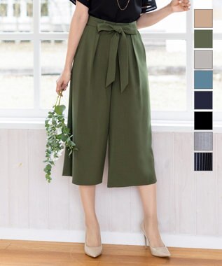 洗える 涼しく穿けるドライタッチ生地を使用したクロップドワイドパンツ Tiaclasse ファッション通販 公式通販 オンワード クローゼット 洗える 涼しく穿けるドライタッチ生地を使用したクロップドワイドパンツ Tiaclasse ファッション通販 公式通販 オンワード クローゼット