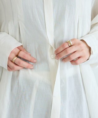 CRAFT STANDARD BOUTIQUE ヴィンテージボイルタックフレアシャツ Off White