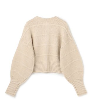 uncrave フィラメントモヘアニット 2WAYカーディガン ベージュ