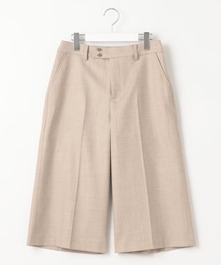 J.PRESS LADIES 【洗える】フラノハンドウォッシュ キュロット パンツ ベージュ系