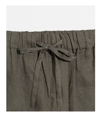 LENO LINEN EASY  PANTS 【UNISEX】/ リネンイージーパンツ KHAKI