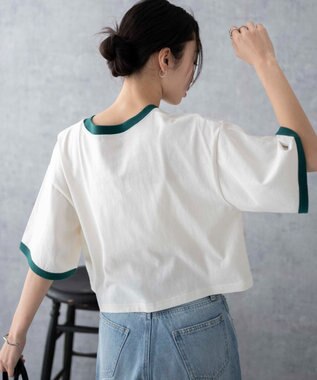 WEGO リンガーグラフィックショートT オフホワイト