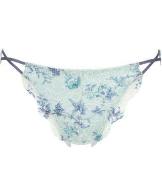 WACOAL Tバック ショーツ 【重力に負けないバストケアBra】 はきこみ丈あさめ BRA184とペア バックのかぶり広め レディース PRA484 /ワコール グレイッシュブルー