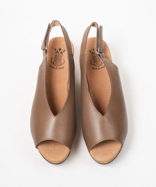 BONTRE 【BONTRE/ボントレ】ウッド調ウェッジサンダル/90502-RS オーク