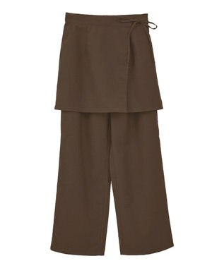CRAFT STANDARD BOUTIQUE レイヤードデザインパンツ Brown