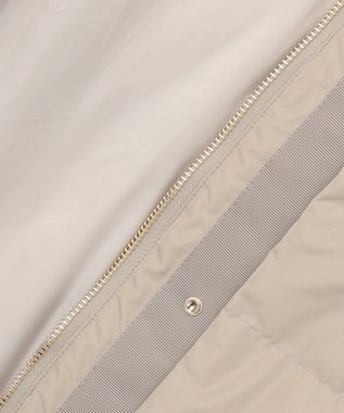 自由区 L 【洗える】マイクロタッサーダウン コート グレージュ