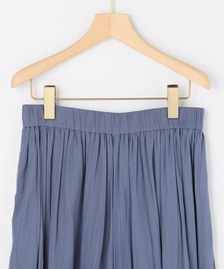 組曲 S 【先行予約】ギャザーライトデシン パンツ ダルブルー系