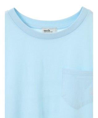 earth music&ecology ポケット刺繍Ｔシャツ Sax