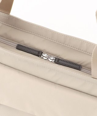 Y'SACCS ダブルタブ　トラベル2WAYトートバッグ ライトベージュ