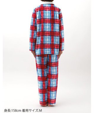 WACOAL パジャマ 【AVOCA×ワコール】 長袖 長ズボン あったか レディース BDW748 /ワコール レッド