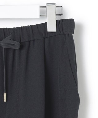 23区 L 【R(アール)】ライトダブルクロス ドロスト テーパードパンツ ネイビー系