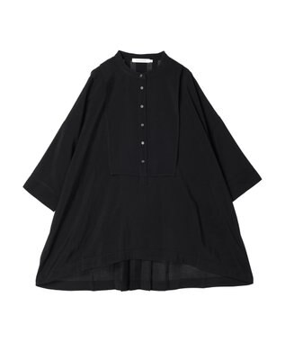 AMERICAN HOLIC 接触冷感バンドカラーチュニック Black