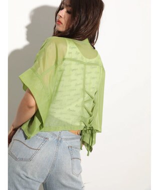 Green Parks ＥＧＯＩＳＴ　短丈シアーシャツ Green