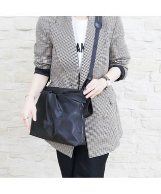 PELLE BORSA ギャザーショルダー Cheers チアーズ 4675