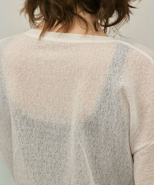 GRACE CONTINENTAL タックロゴTシャツ ホワイト